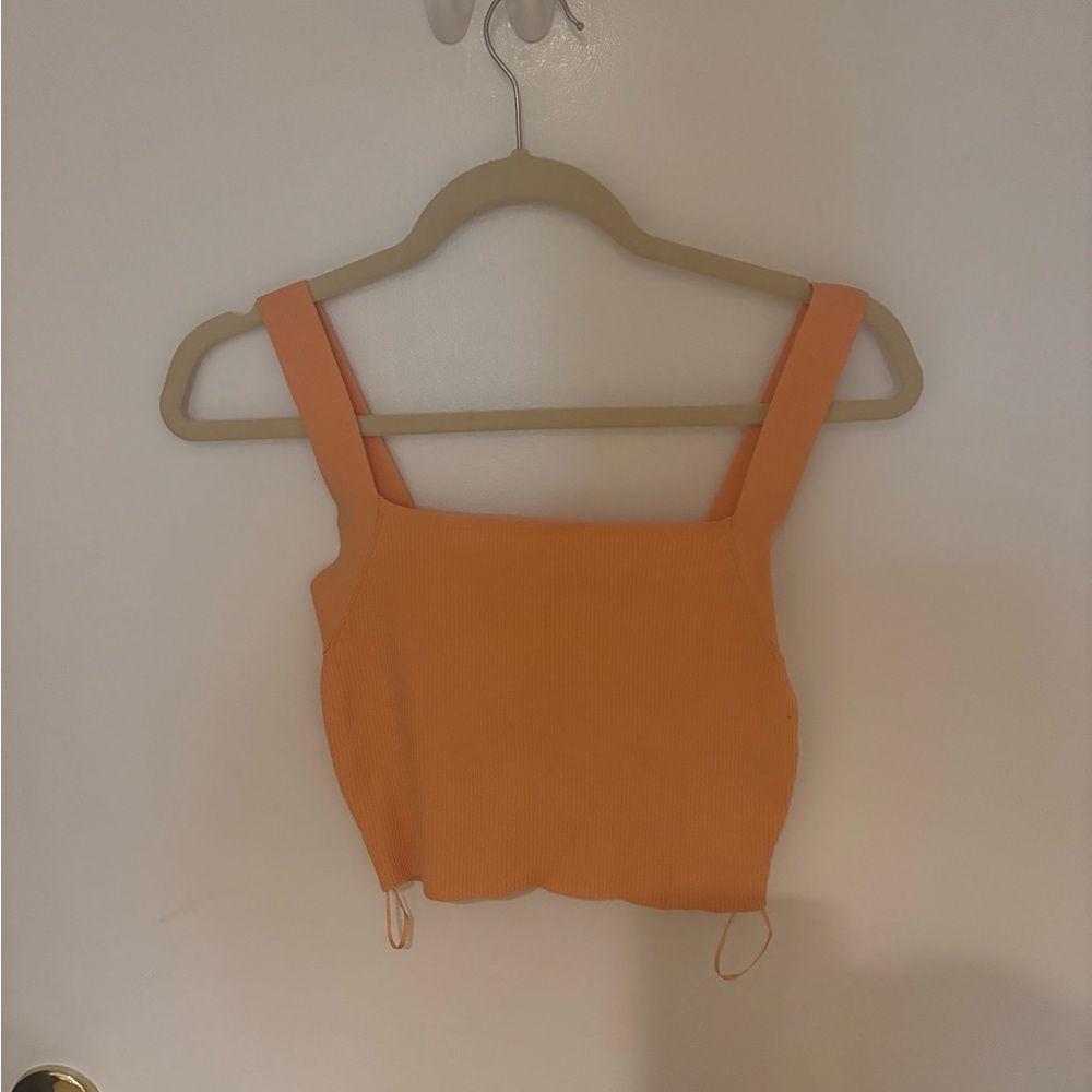 Zara Bright Orange Tank Top